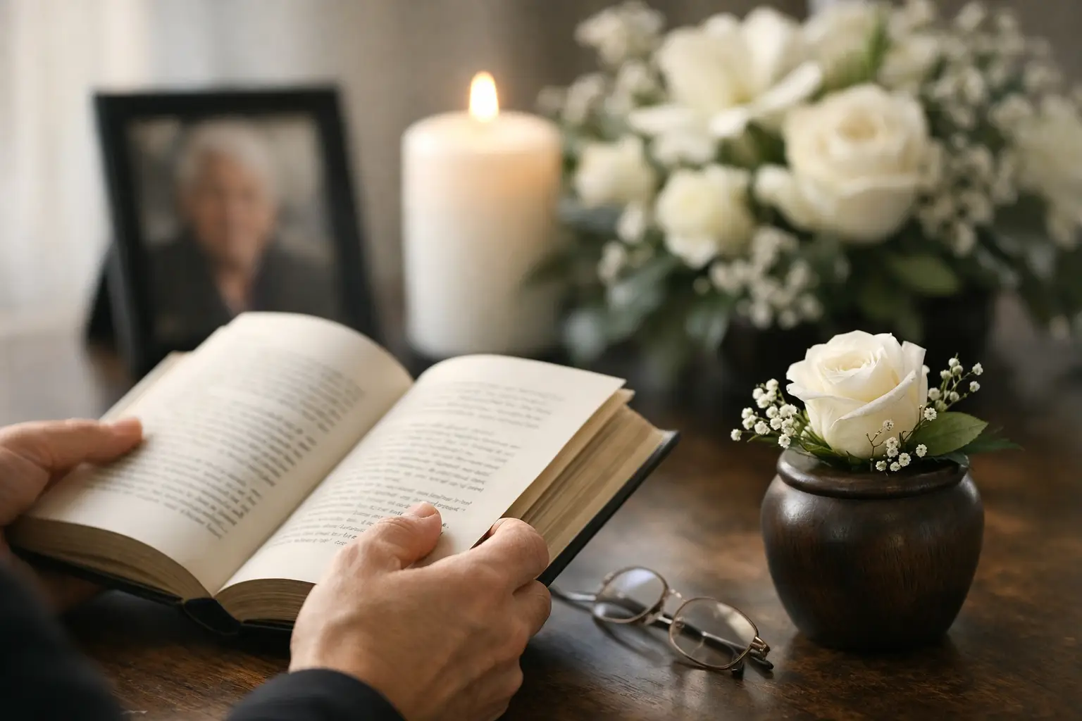 Choosing Memorial Service Readings That Feel True