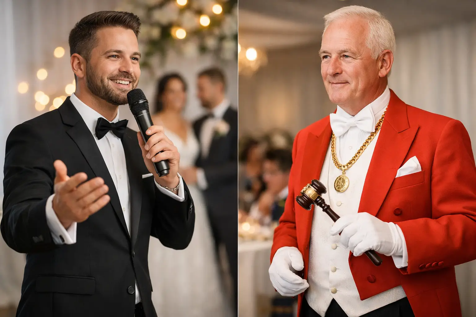 Wedding Emcee vs Toastmaster Differences Explained